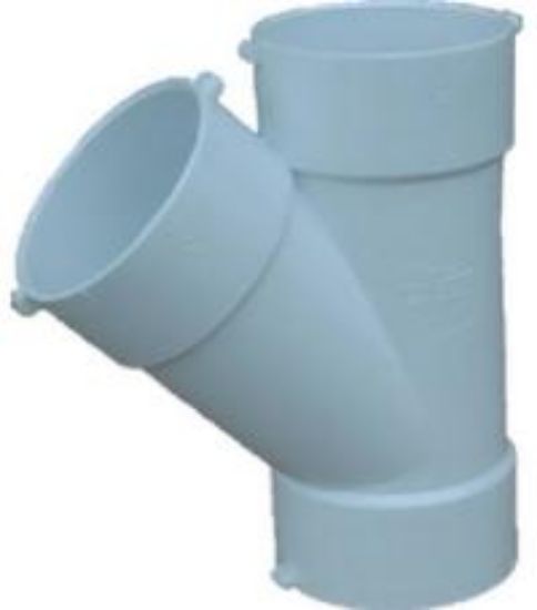 Picture of Styrene Wye White 4"