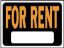 Picture of 9" x 12" For Rent Sign
