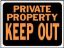 Picture of 9" x 12" Private Property Sign