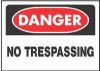 Picture of 10 X 14 "danger No Trespassing" Sign