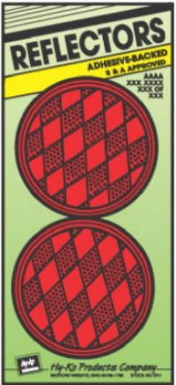 Picture of 3-1/4" RED Reflector