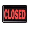 Picture of Sign "Open"/"Closed" Black/Orange Aluminum 10" x 14"
