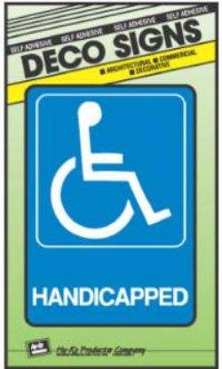 Picture of 5 x 7 Handicapped Sign