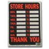 Picture of 9" x 12" Store Hours Sign