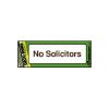 Picture of 3" x 9" No Solicitors Sign