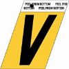 Picture of 1-1/2" Aluminum Adhesive Letter V