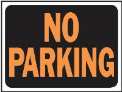Picture of 9" x 12" No Parking Sign