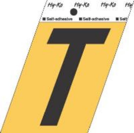 Picture of 3-1/2" Aluminum Adhesive Letter T