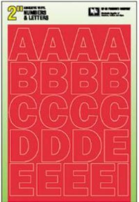 Picture of 2" RED Numb/Letter Set