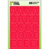 Picture of 2" RED Numb/Letter Set