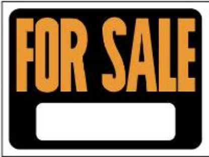 Picture of 9" x 12" For Sale Sign