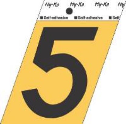 Picture of 3-1/2" Aluminum Adhesive Number 5