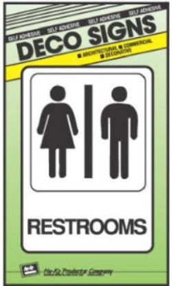 Picture of 5 x 7 Restrooms Sign