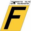 Picture of 1-1/2" Aluminum Adhesive Letter F