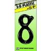 Picture of 4" Black Plastic Number 8