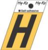 Picture of 1-1/2" Aluminum Adhesive Letter H