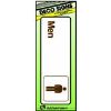 Picture of 3" x 9" Men Sign