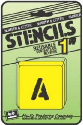 Picture of 1" Ltr/Num Stencil Set