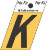 Picture of 1-1/2" Aluminum Adhesive Letter-K