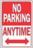 Picture of No Parking Sign 12" x 18"