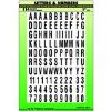 Picture of 1" B/W Letter/Number
