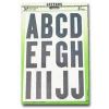 Picture of 2" B/W Vinyl Adhesive-Sign Letter Set