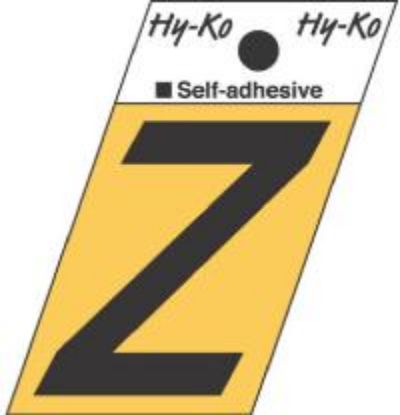 Picture of 1-1/2" Aluminum Adhesive Letter Z