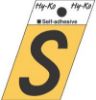Picture of 1-1/2" Aluminum Adhesive Letter S