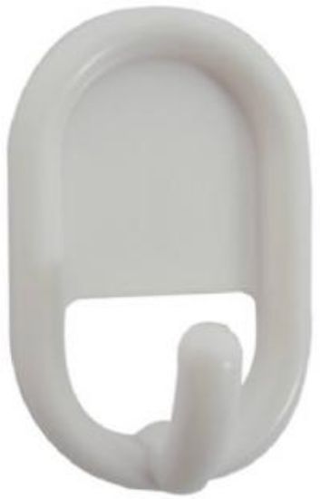 Picture of Stick On! Adhesive-Hook Plastic White