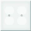 Picture of Wall-plate Steel Duplex Outets White