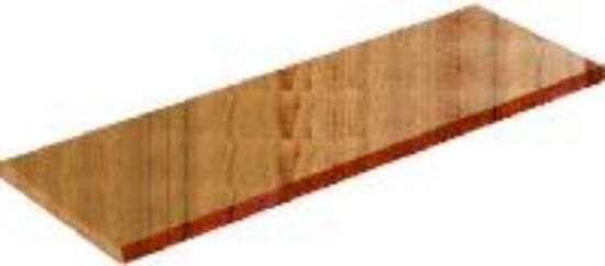 Picture of 8 x 24 Oak Laminated-Wood-Shelf
