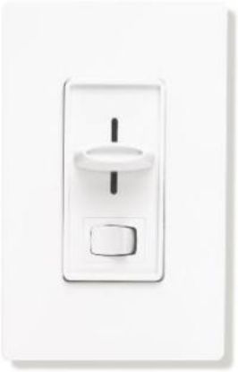 Picture of Designer Lighting-Dimmer Slide-Type with On/Off Switch White