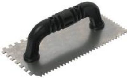 Picture of Notched-Trowel 206 V-Notch Plastic-Handle 9" x 4"