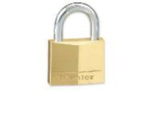 Picture of Keyed-padlock Solid Brass 1-3/16"