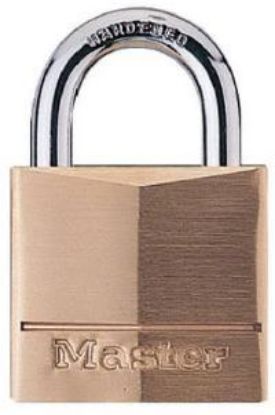 Picture of Keyed-padlock Brass 1-9/16"