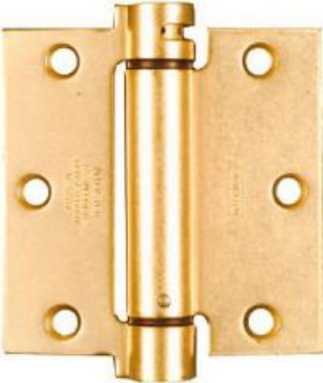Picture of Door-Hinge Spring-Hinge Satin-Brass 3-1/2" x 3-1/2"