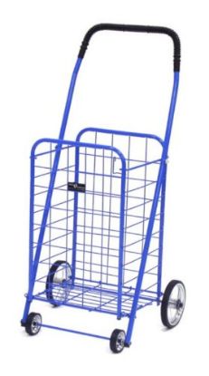 Picture of Mini 4-Wheel Shopping-Cart Blue