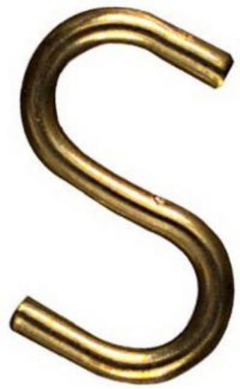 Picture of S-Hook 3/4" Brass