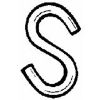 Picture of S-Hook Heavy Open Zinc-Plated 2"