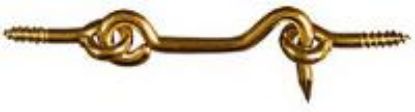 Picture of Hook-&-Eye Brass 2-1/2"