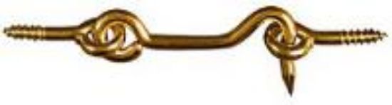 Picture of Hook-&-Eye Brass 2-1/2"