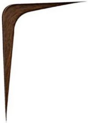 Picture of Shelf-Bracket Fruitwood 10" x 12"