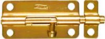 Picture of Barrel-Bolt Dull Brass 4"