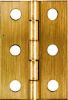 Picture of 2 x 1-3/8 Brass Chest-Hinge