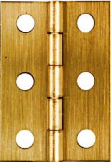 Picture of 2 x 1-3/8 Brass Chest-Hinge