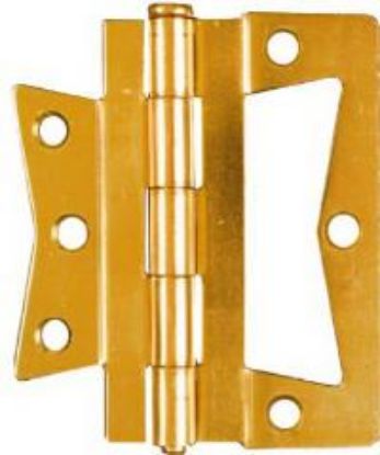 Picture of 4" Surface Mounted Brass-Plated Hinge
