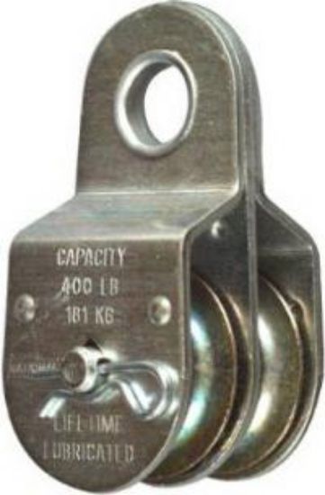 Picture of Rope-Pulley Double-Sheave Fixed-Eye 1-1/2"