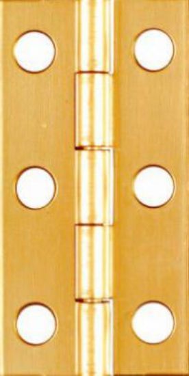 Picture of 2" x 1" Brass Chest-Hinge