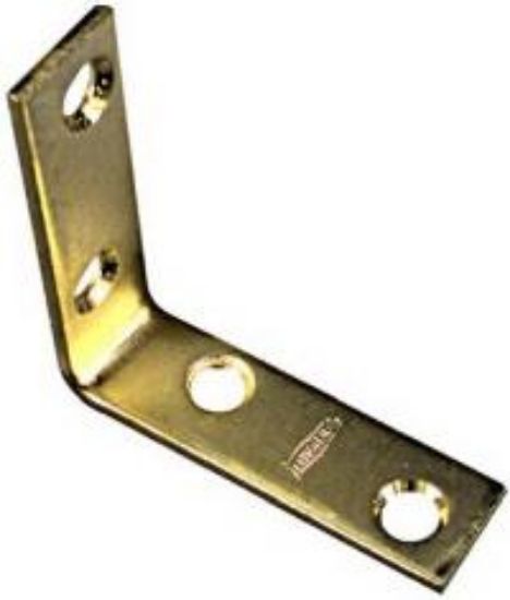 Picture of Corner-Brace Brass-Plated 2" X 5/8"