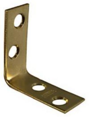 Picture of Corner-Brace Brass 1-1/2" x 5/8"